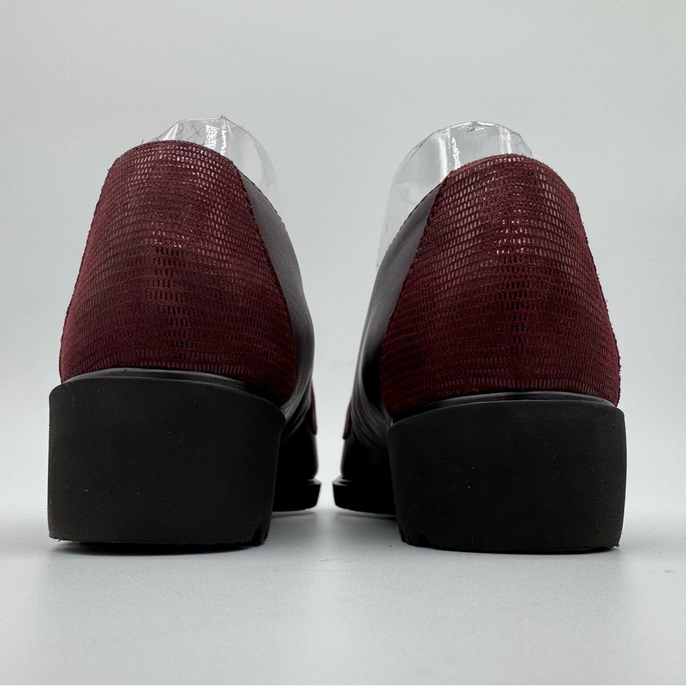 Munro Geena Wine Purple Leather Loafer Size 8 M - Picture 4 of 11
